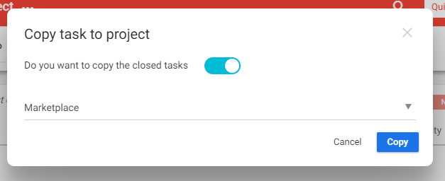 Copy task