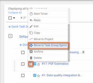 Task list-Move task
