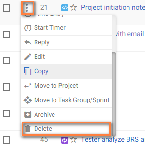 delete sub-task
