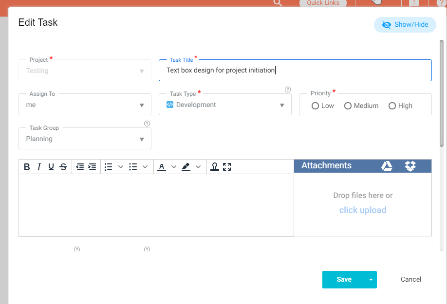 edit sub-task