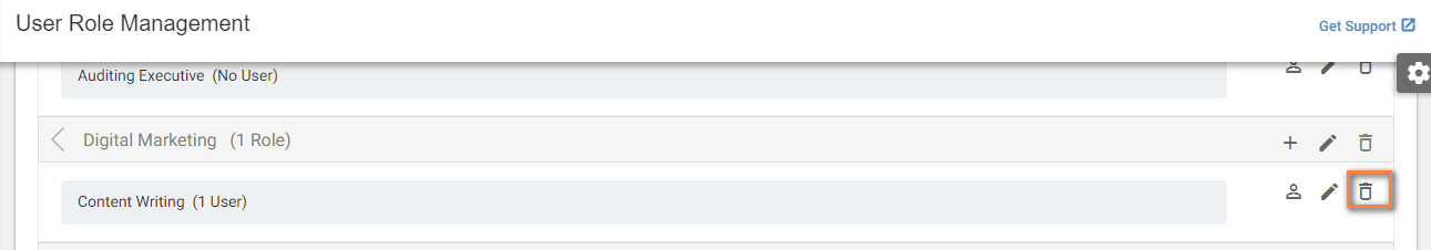 Delete role