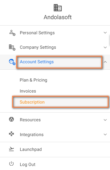 Account Setting