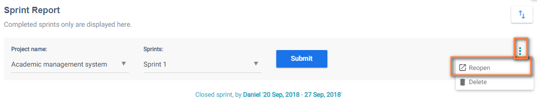 Sprint Report
