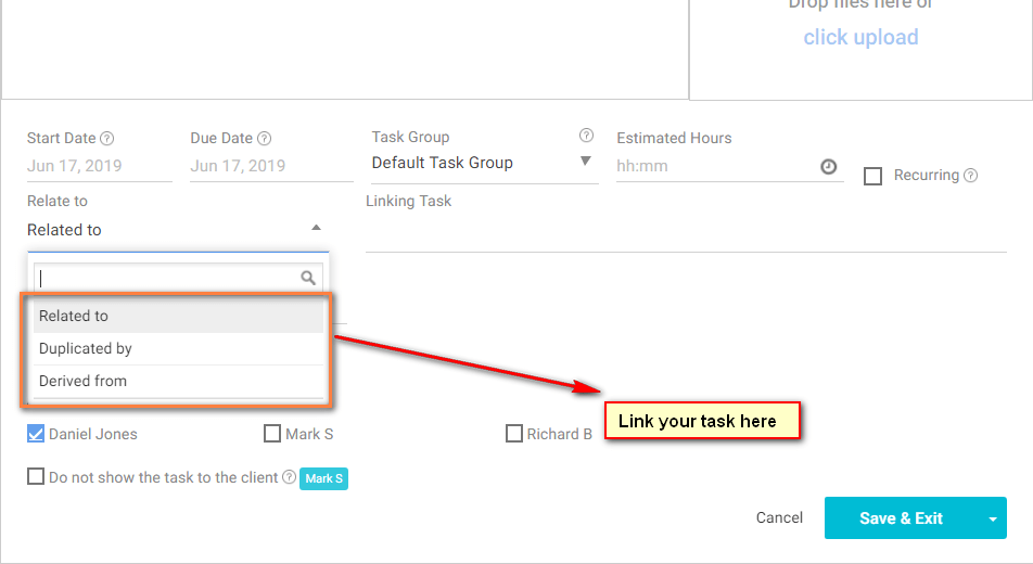 Task Linking Task Linking