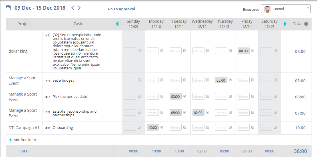 Weekly Timesheet